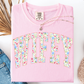 WIFEY FLORAL LETTER T-SHIRT
