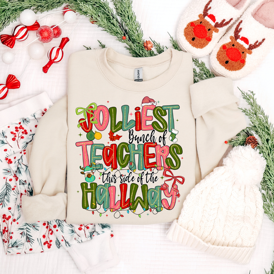JOLLIEST BUNCH OF TEACHERS SWEATSHIRT