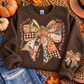 GOD IS WITHIN HER FAUX PATCHWORK SWEATSHIRT
