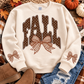 POLKA DOT FALL PRINT SWEATSHIRT
