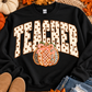 TEACHER POLKA DOT PRINT SWEATSHIRT