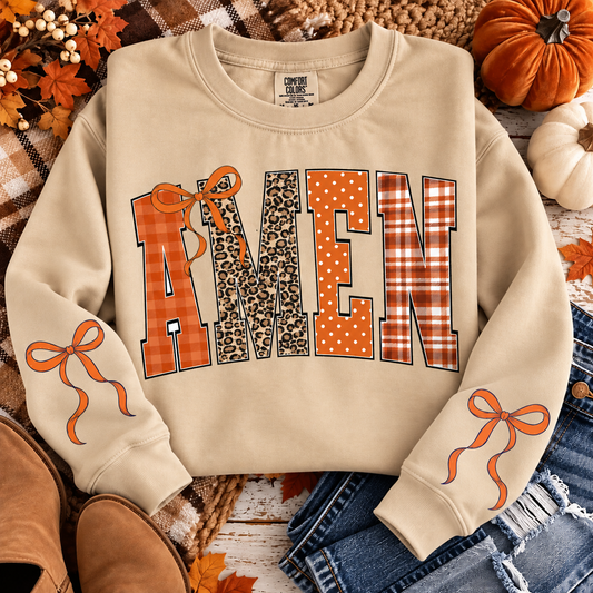 AMEN FALL PRINT SWEATSHIRT