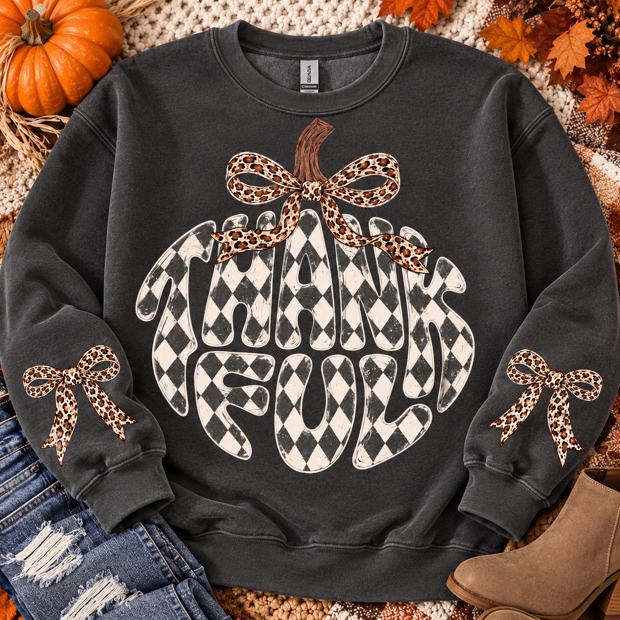 THANKFUL PUMPKIN SWEATSHIRT