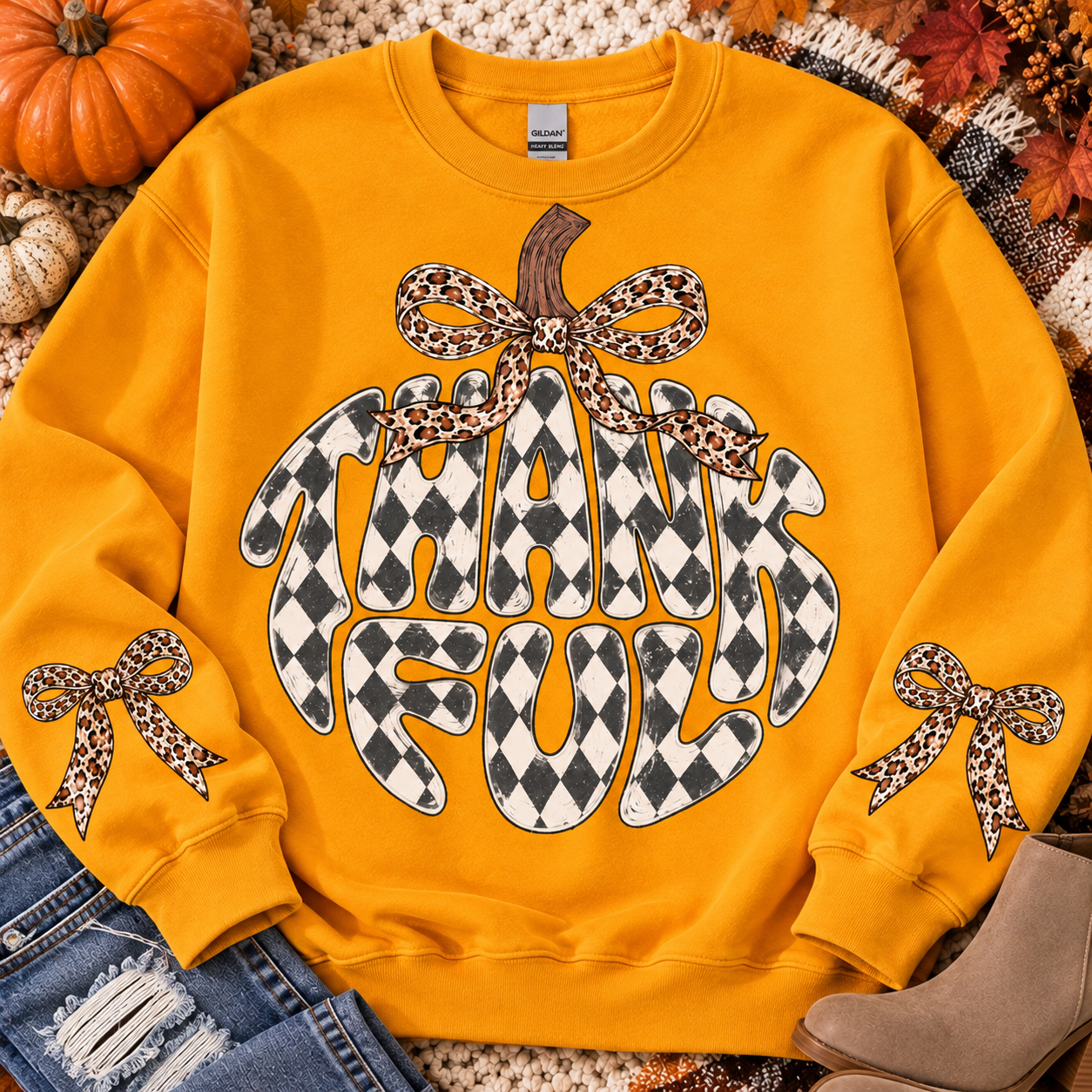 THANKFUL PUMPKIN SWEATSHIRT