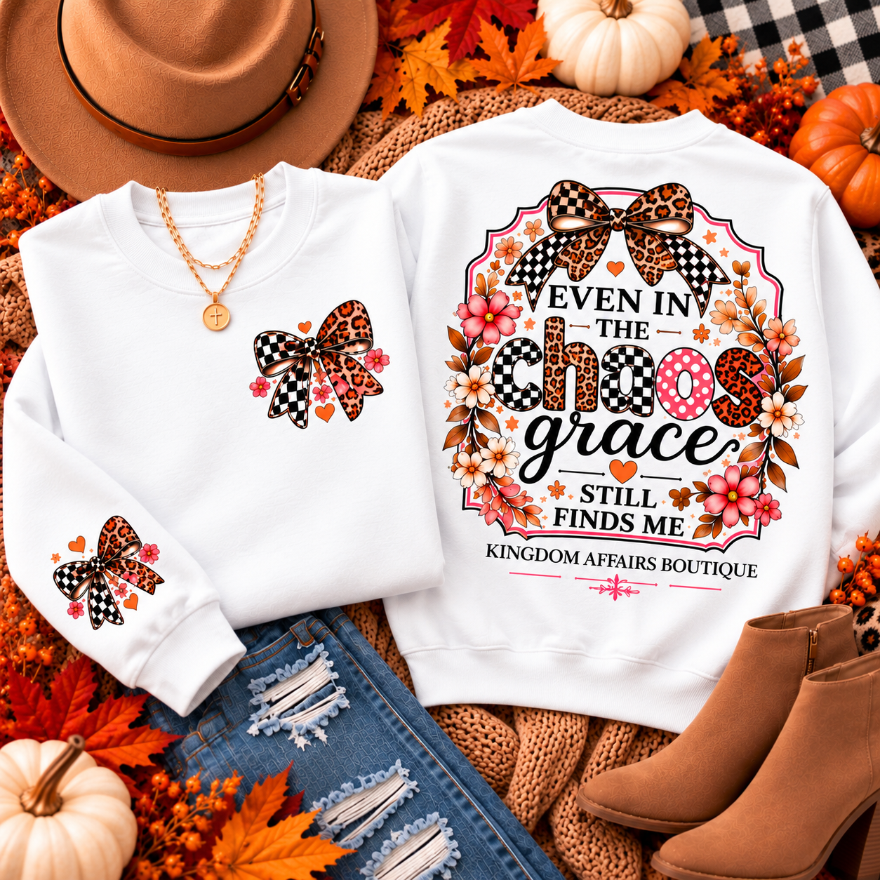 GRACE STILL FINDS ME SWEATSHIRT- FALL EDITION