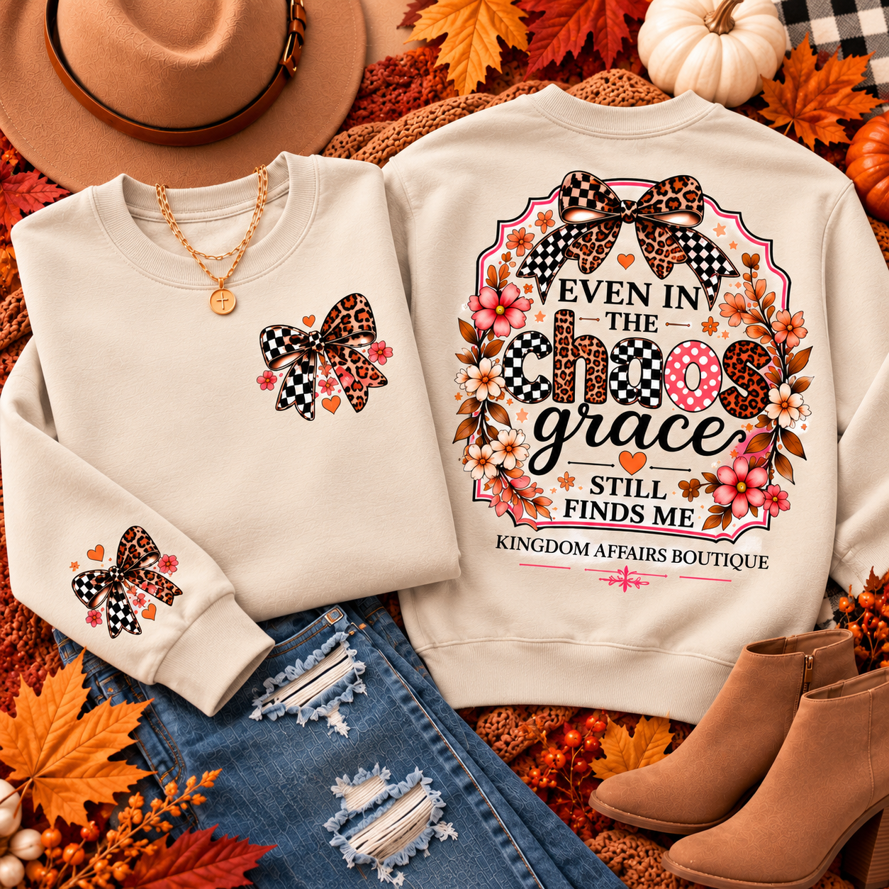 GRACE STILL FINDS ME SWEATSHIRT- FALL EDITION