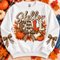 HELLO FALL LEOPARD BOW SWEATSHIRT
