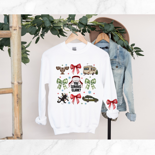 CHRISTMAS COQUETTE SWEATSHIRT