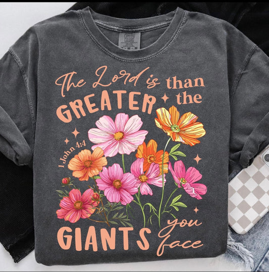 THE LORD IS GREATER T-SHIRT