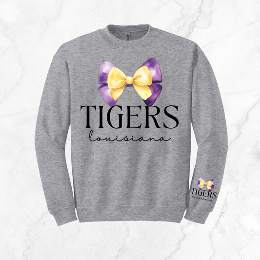 LSU BOW SWEATSHIRT