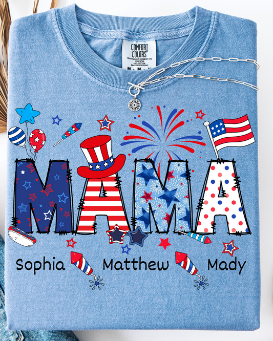 MAMA PATRIOTIC T-SHIRT
