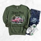 PINK TRUCK CHRISTMAS SWEATSHIRT