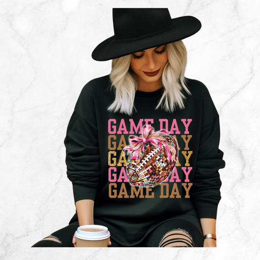 PINK AND GOLD GAME DAY SHIRT