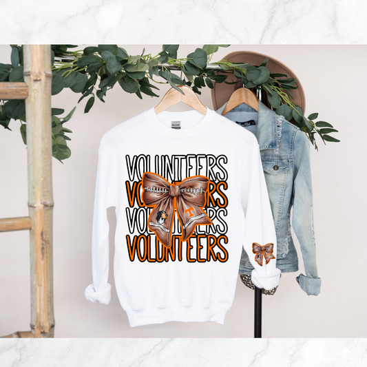 TENNESSEE VOLS BOW SWEATSHIRT