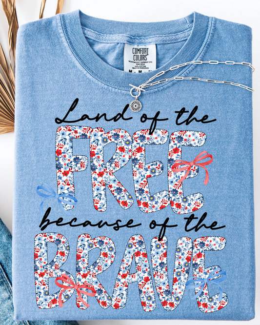 LAND OF THE BRAVE T-SHIRT