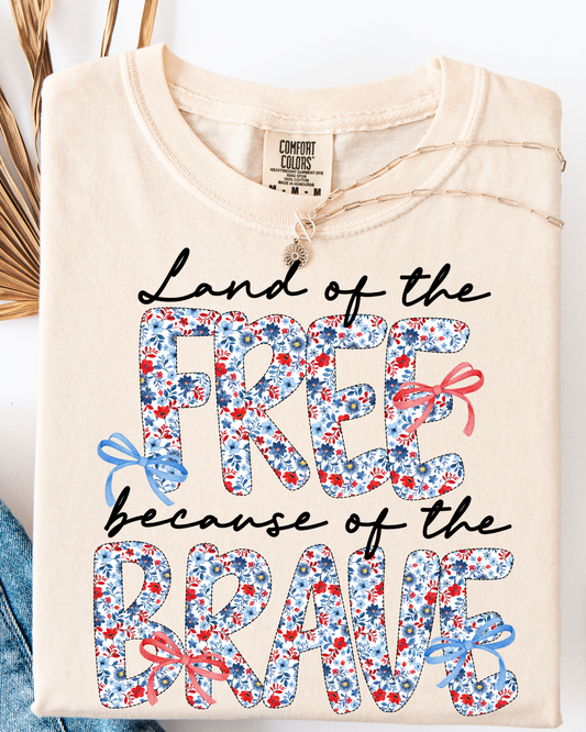 LAND OF THE BRAVE T-SHIRT